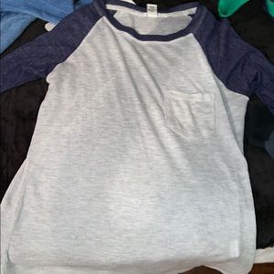 baseball t-shirt with pocket